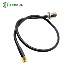RF20021 | ขั้วต่อ N ตัวผู้ถึงขั้วต่อตัวผู้ N พร้อมสาย LMR200cable Coaxial Low Loss ขนาด 600 มม 