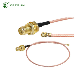 RF10048 | Kabel Sepaksi Rg316 Kehilangan Rendah dengan Penyambung SMA Female To I-PEX 