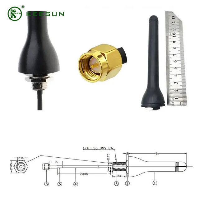 GP00022 | เสาอากาศ GPS/GSM 5dBi พร้อมสายเคเบิล RG174 ไปยังขั้วต่อ SMA