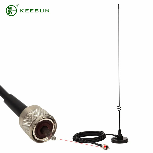 SU00021 | 2,4/5,8G 6dBI magnetisk antenne med RG174-kabel til SMA-hanstik
