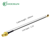 RF10053 | RP-SMA vroulike verbinding met I-PEX met MI 1.13 swart koaksiale kabel