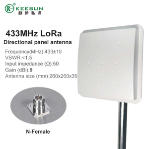 আউটডোরের জন্য 433MHz 9dBi হাই গেইন লোরা ডিরেকশনাল প্যানেল অ্যান্টেনা
