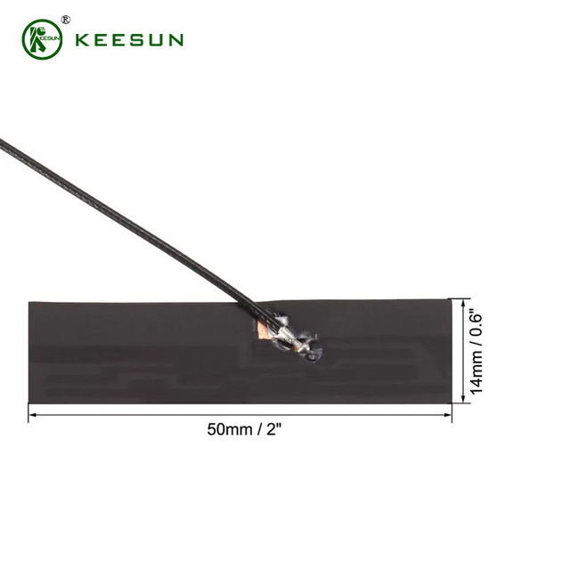 FPC00009 | 700~2700MHz 3dBi FPC 안테나(MI1.13 검정색 케이블 - I-PEX 포함)