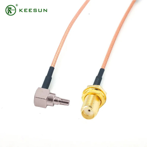 RF10011 | CRC9 Tane ki te SMA Wahine RG178 me te Tauera Coaxial