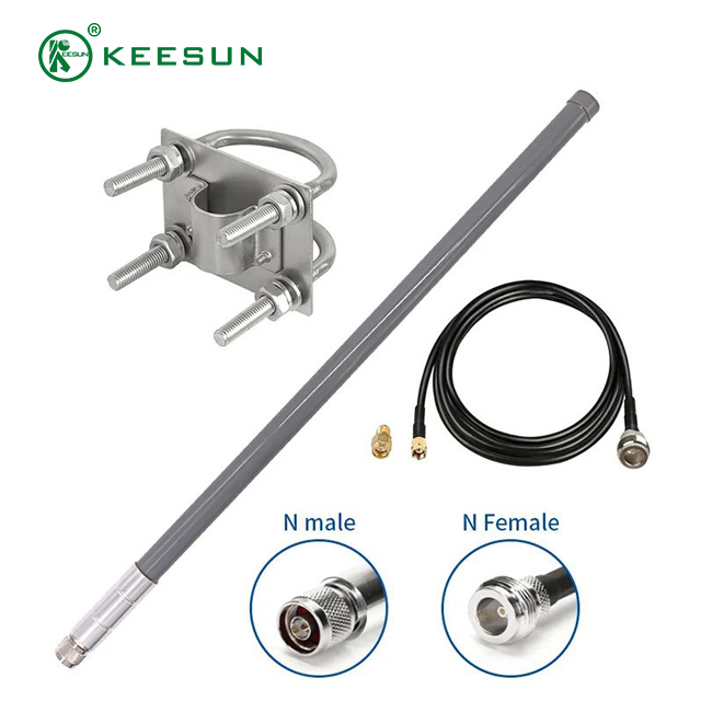FG00020 | Antena gentian kaca 4G Omni untuk UAV dengan N Male Connector