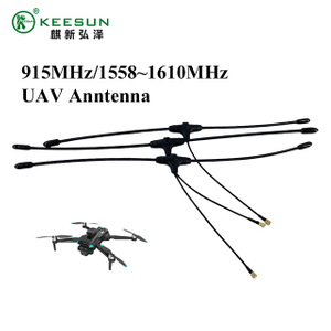 UAV00002 | 915MH Uav-Drohnenantenne mit 1,13 schwarzem Kabel an I-PEX MHF1-Anschluss
