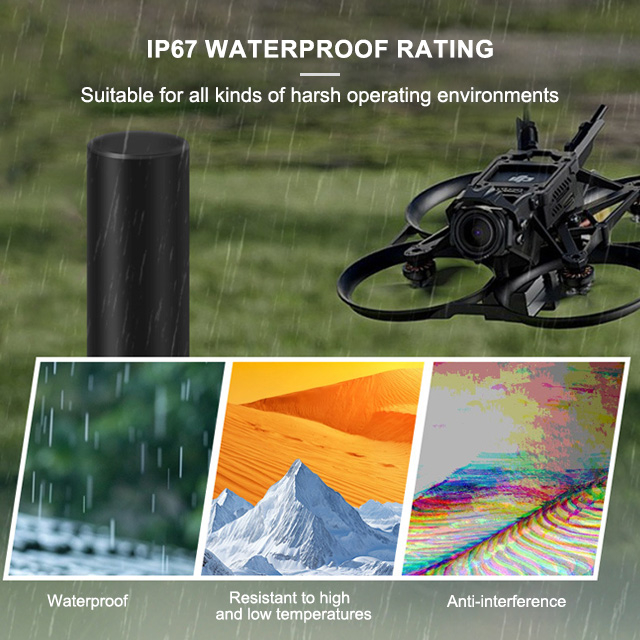 1559MHz~1606MHz 28dbi เสาอากาศ WIFI Quadrifilar Helix กำลังขยายสูง