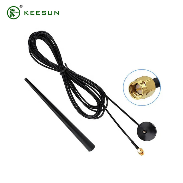 SU00014 | Magnetick&aacute; ant&eacute;na 2400~2500MHz 3dBi s kabelem Rg174 ke konektoru SMA Same